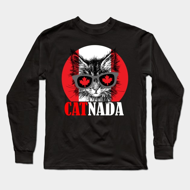 Catnada funny Long Sleeve T-Shirt by RedLineStore